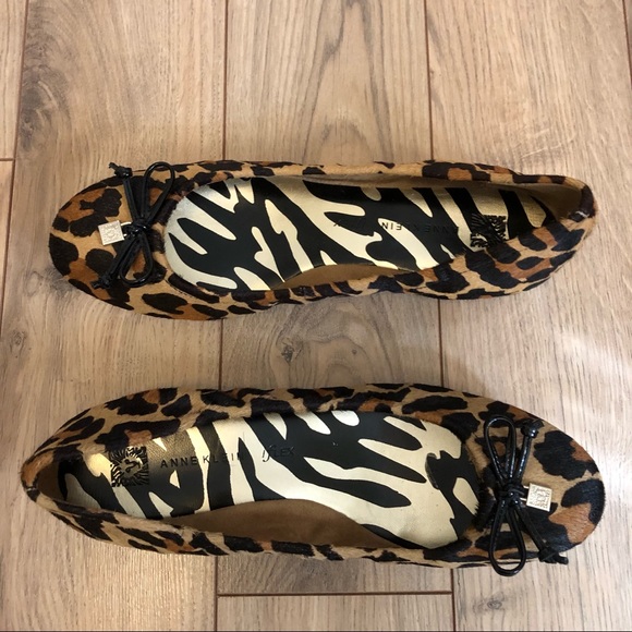 Women’s Anne Klein Leopard print Petrica flats size 8 - Picture 5 of 12